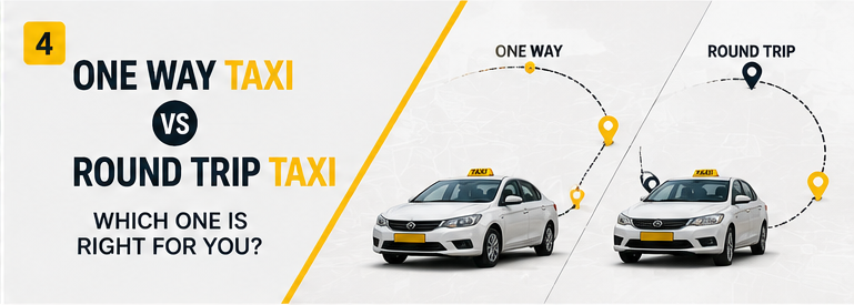 One Way Taxi vs Round Trip Taxi – Which One is Right for You?