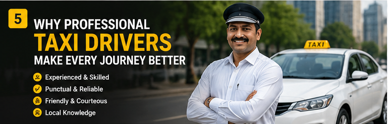 Why Professional Taxi Drivers Make Every Journey Better