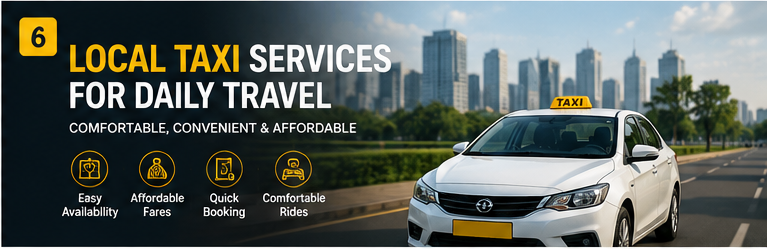 Local Taxi Services for Daily Travel – Comfortable and Affordable